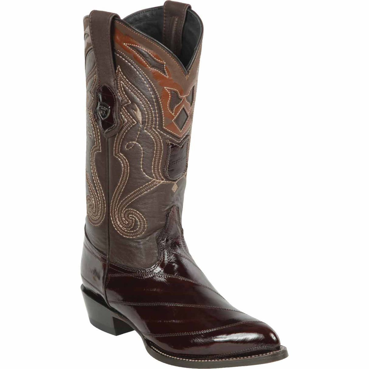 Wild West Boots Boots 6 Men's Wild West Eel Skin J Toe Boot 2990807