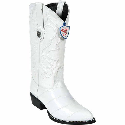 Wild West Boots Boots 6 Men's Wild West Eel Skin J Toe Boot 2990828