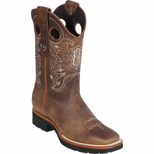 Wild West Boots Boots 6 Men's Wild West Genuine Leather Ranch Toe Boot 2823E9940