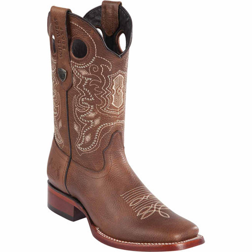 Wild West Boots Boots 6 Men's Wild West Genuine Leather Ranch Toe Boot 28242707