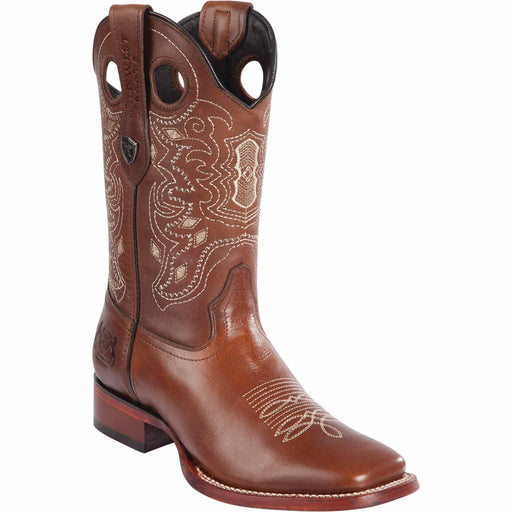 Wild West Boots Boots 6 Men's Wild West Genuine Leather Ranch Toe Boot 28243807