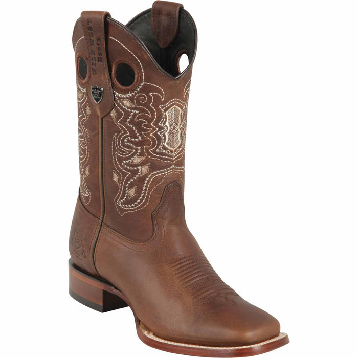 Wild West Boots Boots 6 Men's Wild West Genuine Leather Ranch Toe Boot 28249940