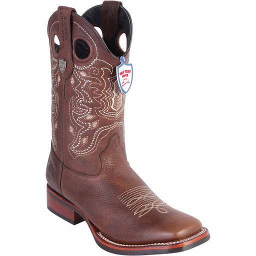 Wild West Boots Boots 6 Men's Wild West Genuine Leather Ranch Toe Boot 28252707