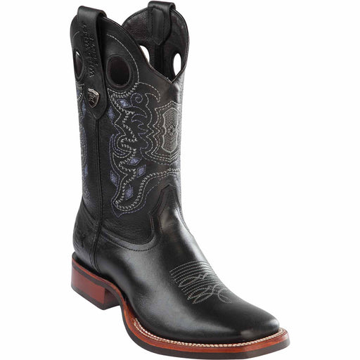 Wild West Boots Boots 6 Men's Wild West Genuine Leather Ranch Toe Boot 28253805