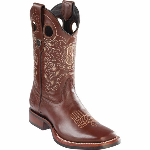 Wild West Boots Boots 6 Men's Wild West Genuine Leather Ranch Toe Boot 28253807