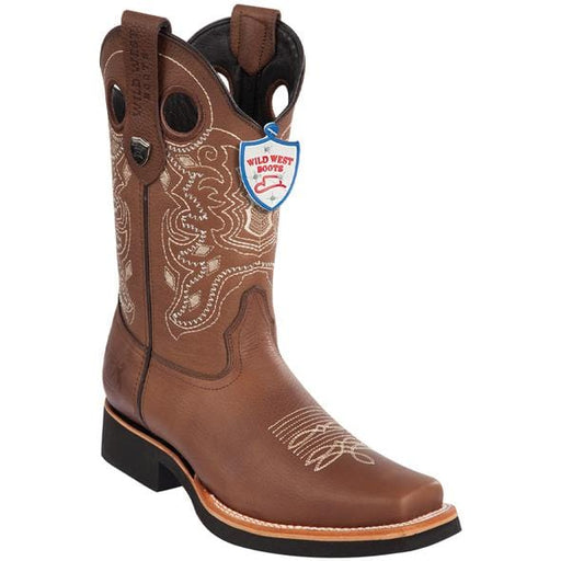 Wild West Boots Boots 6 Men's Wild West Genuine Leather Rodeo Toe Boot 2813E2707