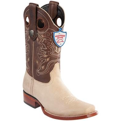 Wild West Boots Boots 6 Men's Wild West Genuine Leather Rodeo Toe Boot 28182709