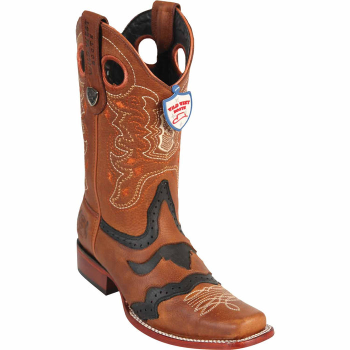 Wild West Boots Boots 6 Men's Wild West Genuine Leather Rodeo Toe Boot 281TC2751