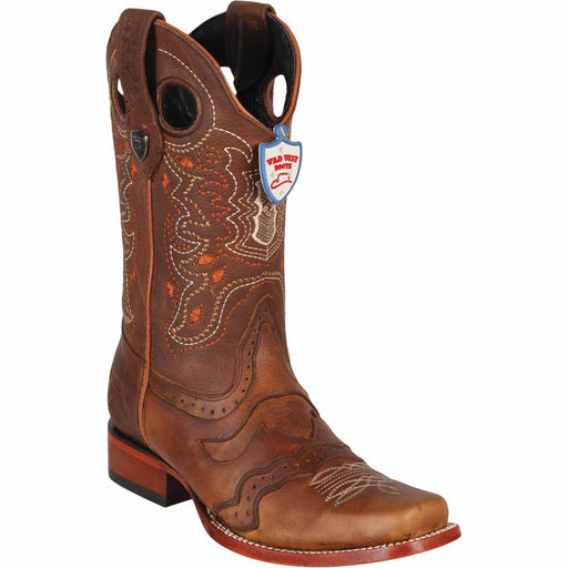 Wild West Boots Boots 6 Men's Wild West Genuine Leather Rodeo Toe Boot 281TC9951