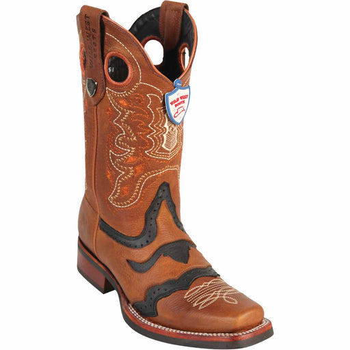 Wild West Boots Boots 6 Men's Wild West Genuine Leather Rodeo Toe Boot 281TH2751