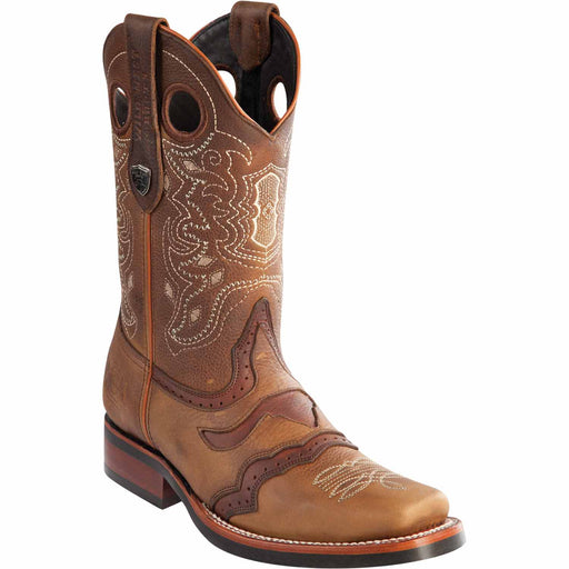 Wild West Boots Boots 6 Men's Wild West Genuine Leather Rodeo Toe Boot 281TH9951