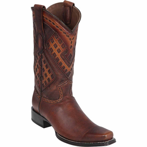 Wild West Boots Boots 6 Men's Wild West Genuine Leather Square Toe Boot 2769951