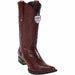 Wild West Boots Boots 6 Men's Wild West Ostrich Leg Skin 3X Toe Boot 2950506