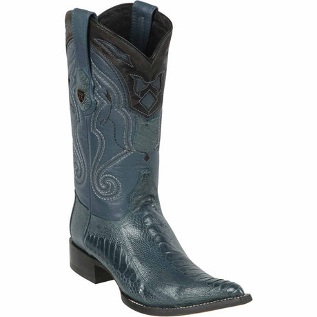 Wild West Boots Boots 6 Men's Wild West Ostrich Leg Skin 3X Toe Boot 2950514