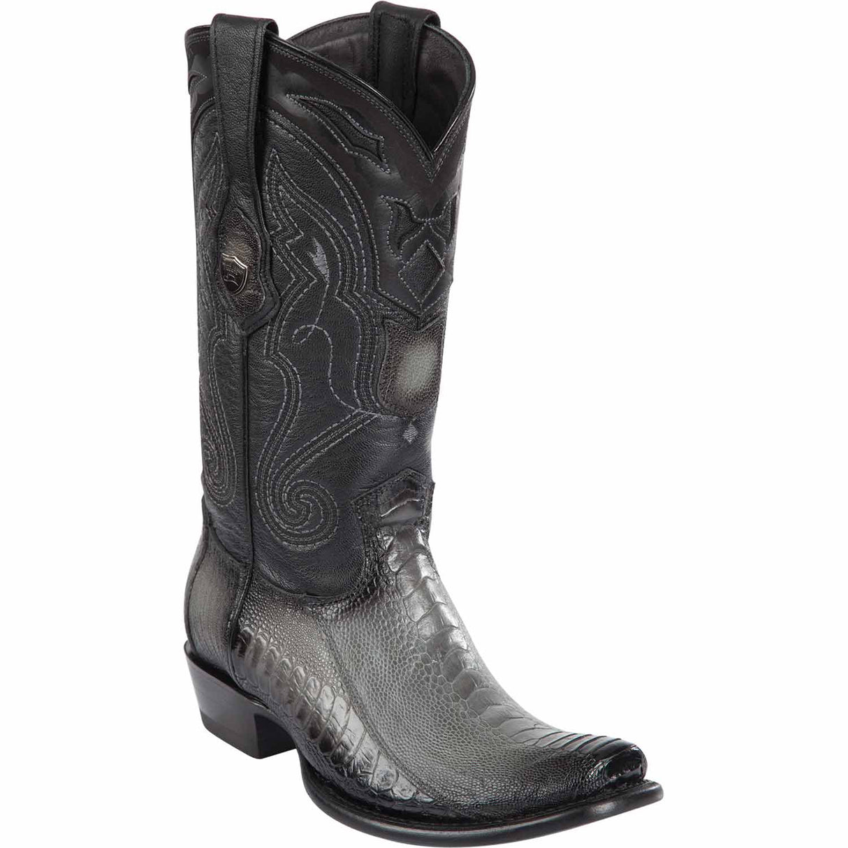 Wild West Boots Boots 6 Men's Wild West Ostrich Leg Skin Dubai Toe Boot 2790538