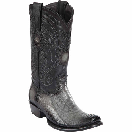 Wild West Boots Boots 6 Men's Wild West Ostrich Leg Skin Dubai Toe Boot 2790538