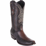 Wild West Boots Boots 6 Men's Wild West Ostrich Leg with Deer Dubai Toe Boot 279F0516