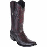 Wild West Boots Boots 6 Men's Wild West Ostrich Leg with Deer Dubai Toe Boot 279F0518