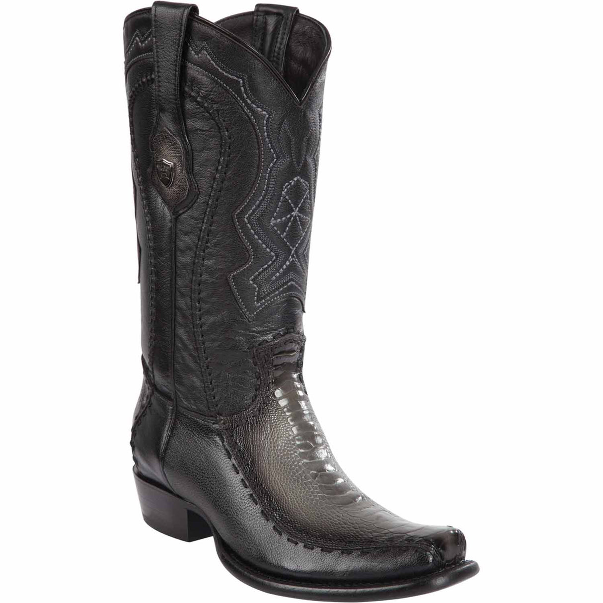 Wild West Boots Boots 6 Men's Wild West Ostrich Leg with Deer Dubai Toe Boot 279F0538