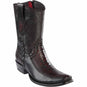 Wild West Boots Boots 6 Men's Wild West Ostrich Leg with Deer Dubai Toe Short Boot 279BF0518