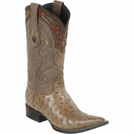 Wild West Boots Boots 6 Men's Wild West Ostrich Skin 3X Toe Boot 2950365
