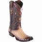 Wild West Boots Boots 6 Men's Wild West Ostrich Skin Dubai Toe Boot 2790315