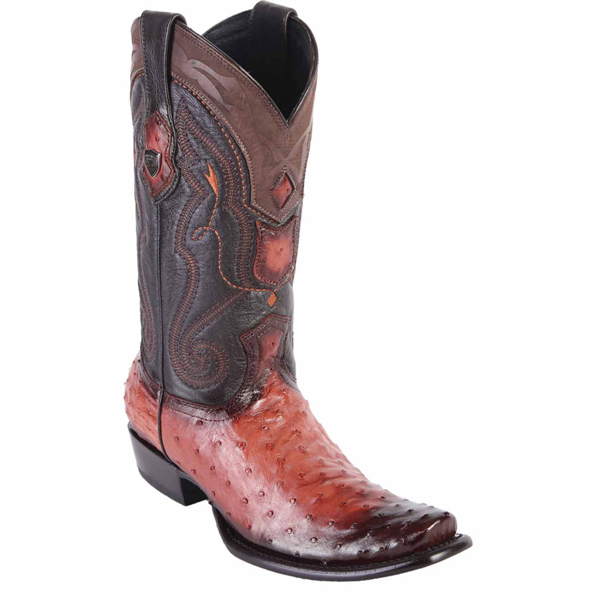 Wild West Boots Boots 6 Men's Wild West Ostrich Skin Dubai Toe Boot 2790357