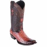 Wild West Boots Boots 6 Men's Wild West Ostrich Skin Dubai Toe Boot 2790357