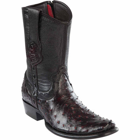 Wild West Boots Boots 6 Men's Wild West Ostrich Skin Dubai Toe Short Boot 279B0318