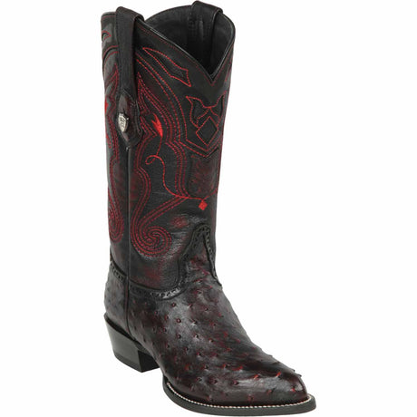 Wild West Boots Boots 6 Men's Wild West Ostrich Skin J Toe Boot 2990318