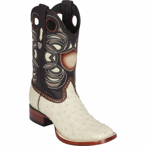 Wild West Boots Boots 6 Men's Wild West Ostrich Skin Ranch Toe Boot 28240304