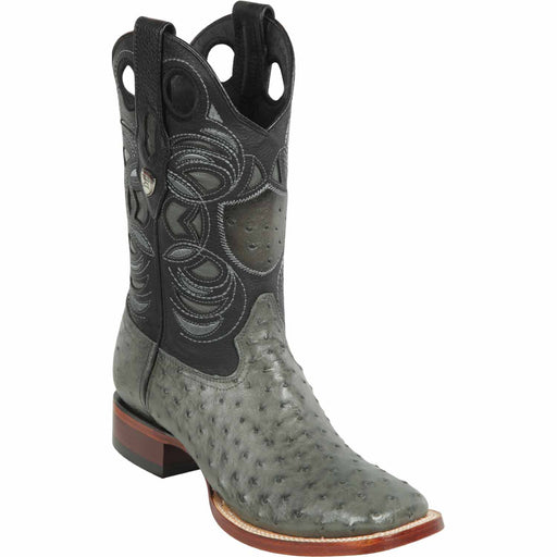Wild West Boots Boots 6 Men's Wild West Ostrich Skin Ranch Toe Boot 28240309