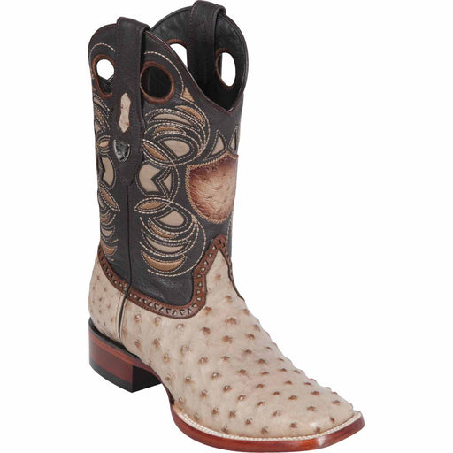 Wild West Boots Boots 6 Men's Wild West Ostrich Skin Ranch Toe Boot 28240372