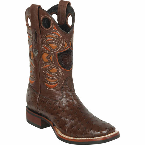 Wild West Boots Boots 6 Men's Wild West Ostrich Skin Ranch Toe Boot 28250307