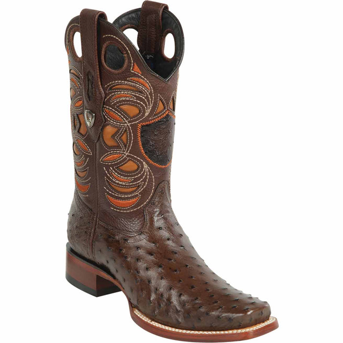 Wild West Boots Boots 6 Men's Wild West Ostrich Skin Rodeo Toe Boot 28180307