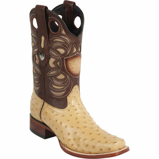 Wild West Boots Boots 6 Men's Wild West Ostrich Skin Rodeo Toe Boot 28180311