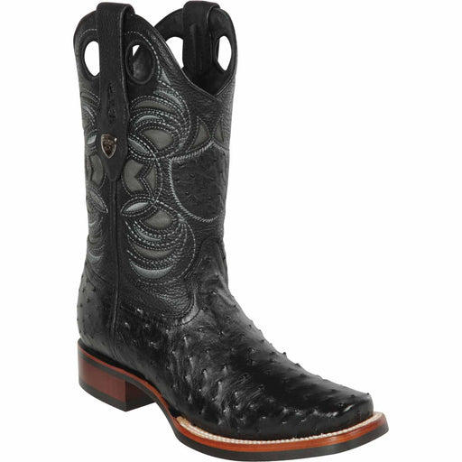Wild West Boots Boots 6 Men's Wild West Ostrich Skin Rodeo Toe Boot 28190305