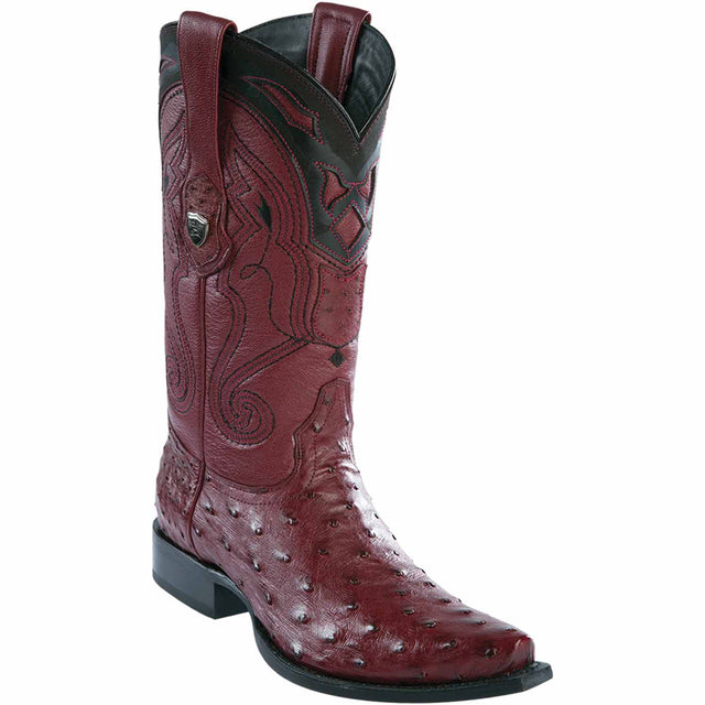 Wild West Boots Boots 6 Men's Wild West Ostrich Skin Snip Toe Boot 2940306