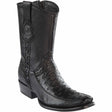 Wild West Boots Boots 6 Men's Wild West Ostrich with Deer Dubai Toe Short Boot 279BF0305