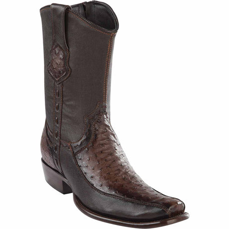 Wild West Boots Boots 6 Men's Wild West Ostrich with Deer Dubai Toe Short Boot 279BF0316