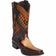 Wild West Boots Boots 6 Men's Wild West Ostrich with Deer Skin Square Toe Boot 276F0315