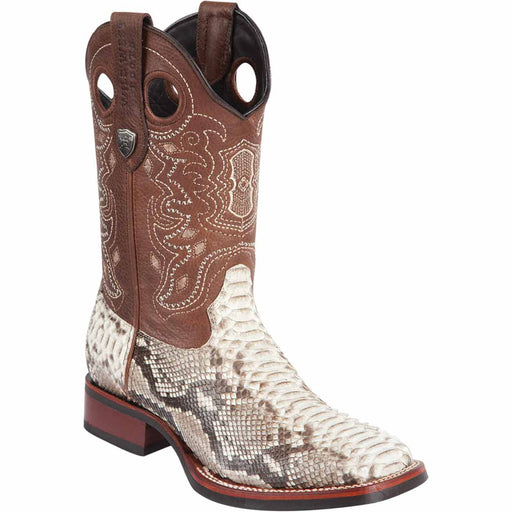 Wild West Boots Boots 6 Men's Wild West Python Ranch Toe Boot 28255749