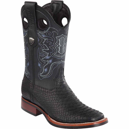 Wild West Boots Boots 6 Men's Wild West Python Ranch Toe Boot 2825G5705