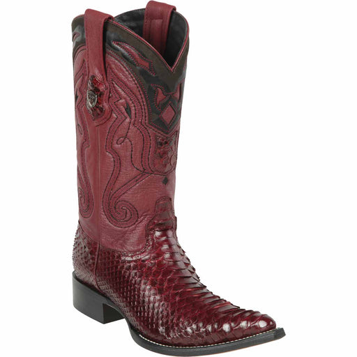 Wild West Boots Boots 6 Men's Wild West Python Skin 3X Toe Boot 2955706