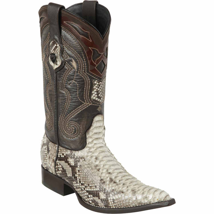 Wild West Boots Boots 6 Men's Wild West Python Skin 3X Toe Boot 2955749