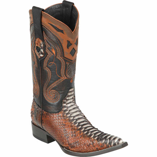 Wild West Boots Boots 6 Men's Wild West Python Skin 3X Toe Boot 2955788