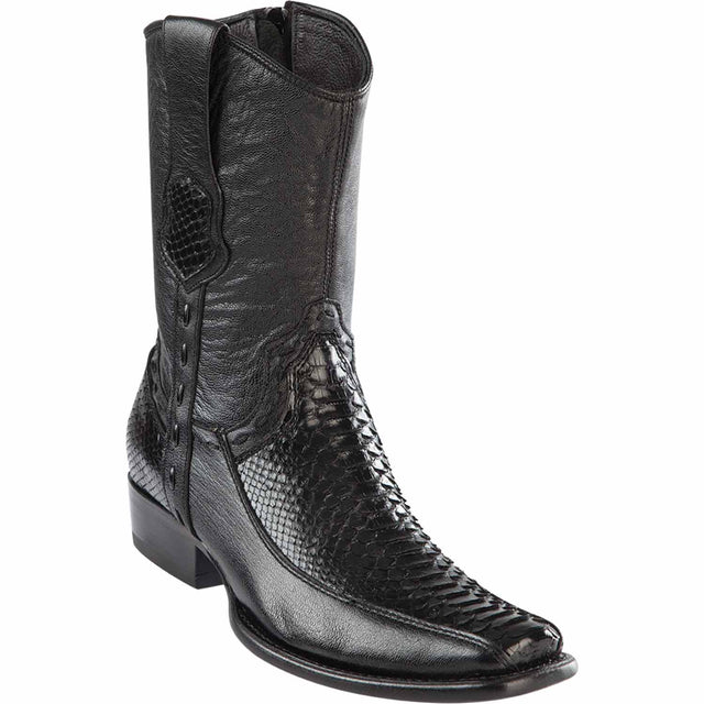 Wild West Boots Boots 6 Men's Wild West Python with Deer Dubai Toe Short Boot 279BF5705