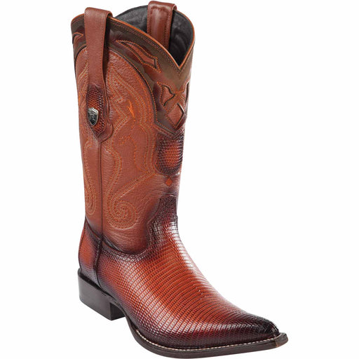 Wild West Boots Boots 6 Men's Wild West Ring Lizard Skin 3X Toe Boot 2950657