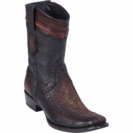 Wild West Boots Boots 6 Men's Wild West Shark with Deer Dubai Toe Short Boot 279BF0957