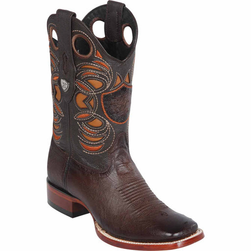 Wild West Boots Boots 6 Men's Wild West Smooth Ostrich Ranch Toe Boot 28249716